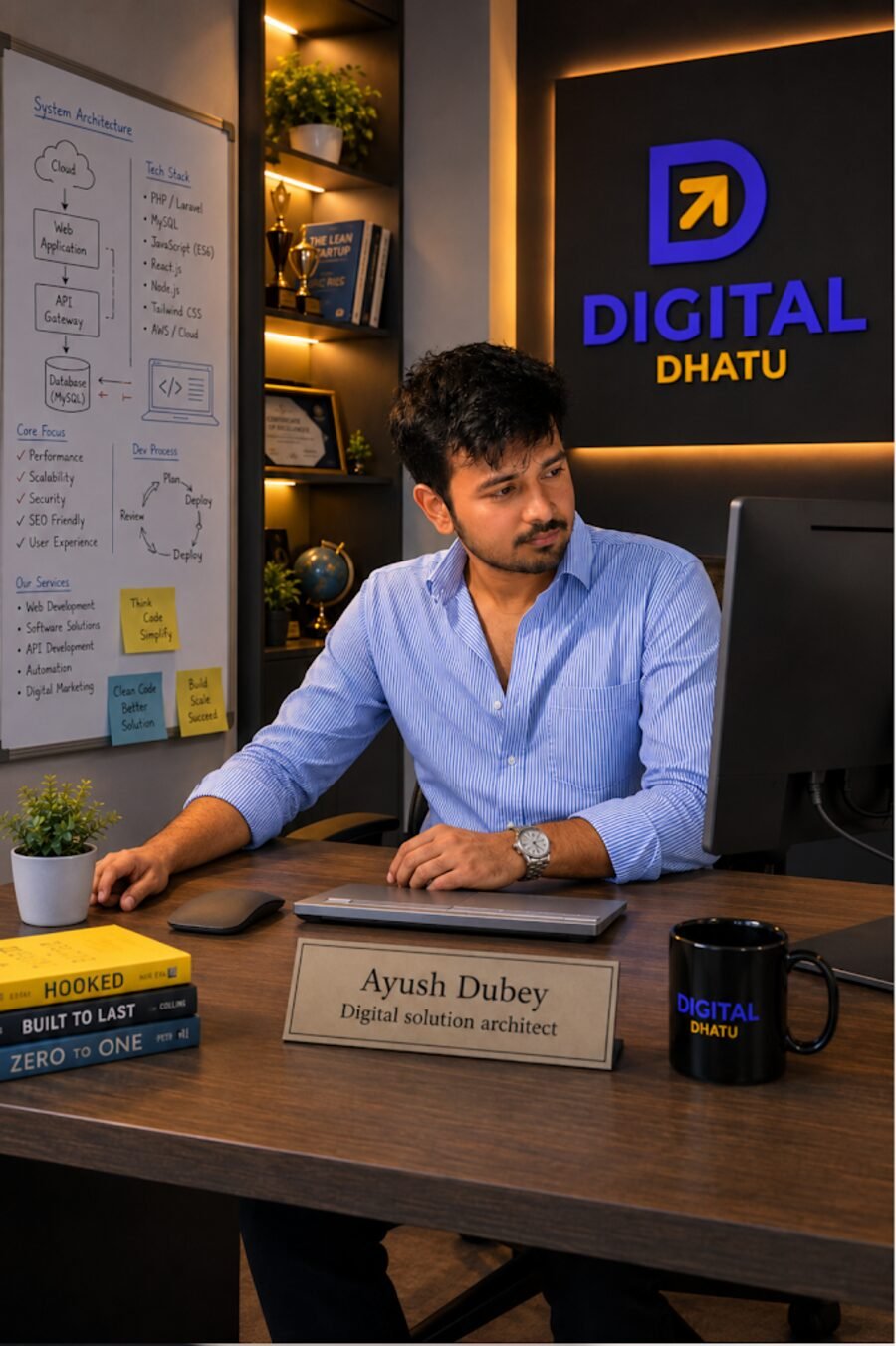 Ayush Dubey, Digital Solution Architect at Digital Dhatu Pvt. Ltd. in Mumbai